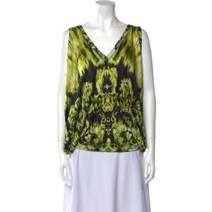 Jean Paul Gaultier JPG Soleil Floral Viscose Tank Top
